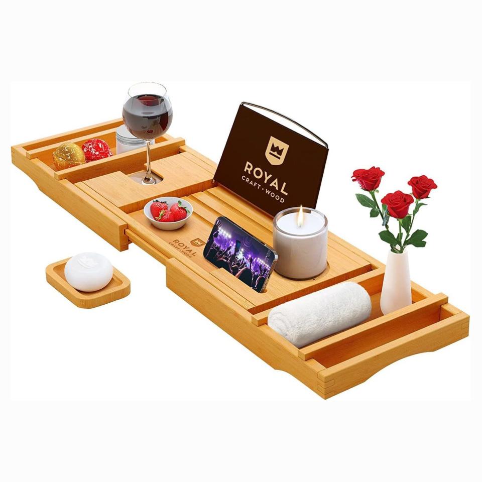 64) Luxury Bathtub Caddy Tray