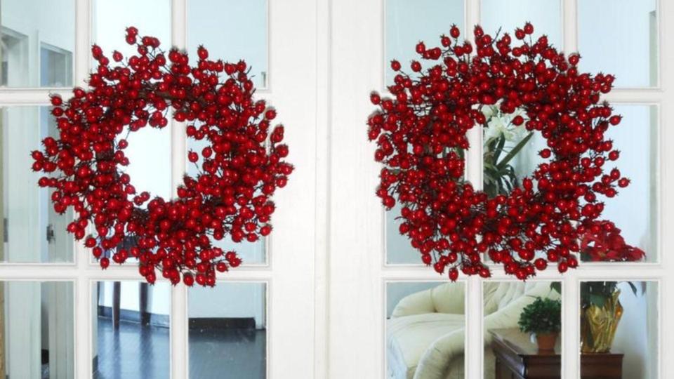 These wreaths are on sale for Black Friday, and provide the perfect way to dress up your home for the holidays.