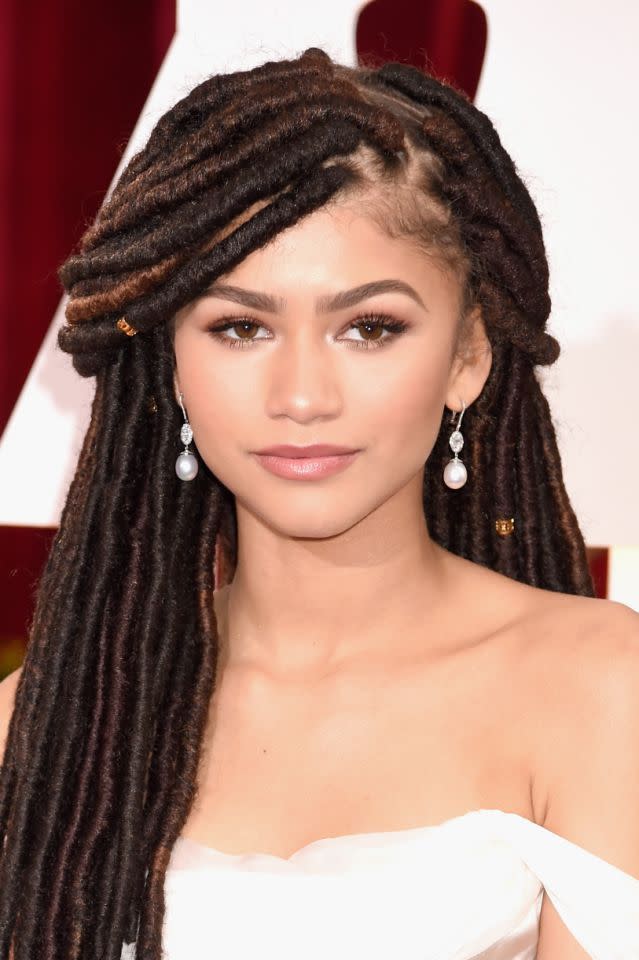 Zendaya at the 2015 Oscars