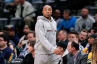FILE PHOTO: Nov 27, 2018; Denver, CO, USA; Denver Broncos player Chris Harris Jr. in the fourth quarter of the game between the Denver Nuggets and the Los Angeles Lakers at the Pepsi Center. Mandatory Credit: Isaiah J. Downing-USA TODAY Sports
