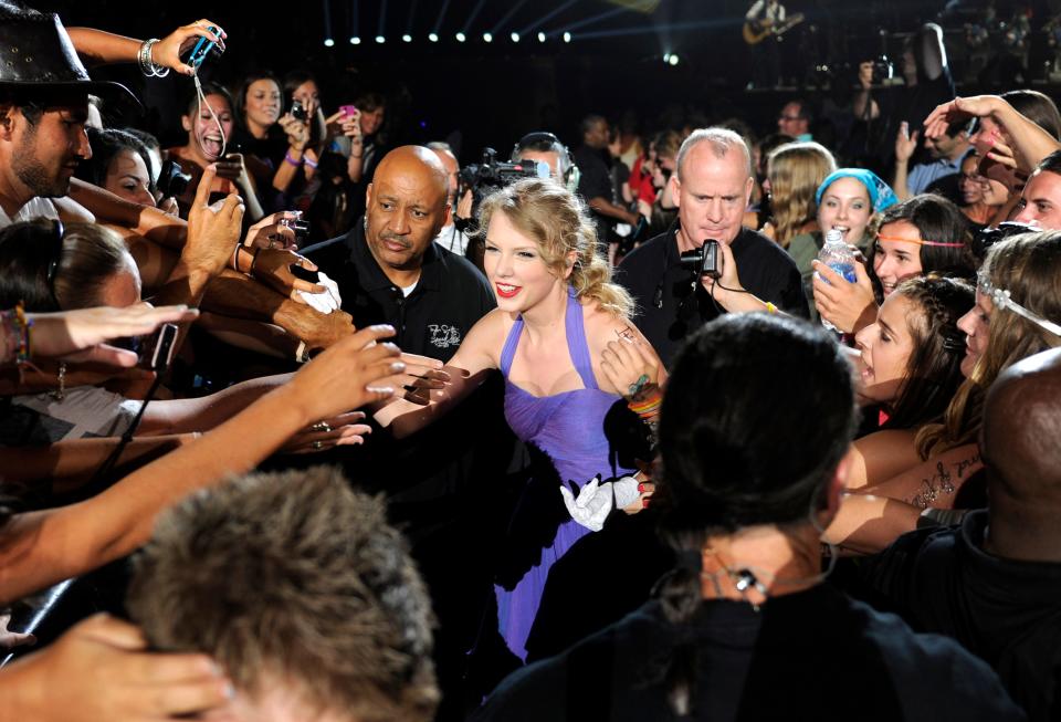 Taylor Swift performs during her "Speak Now" tour at Prudential Center on July 24, 2011 in Newark, New Jersey.