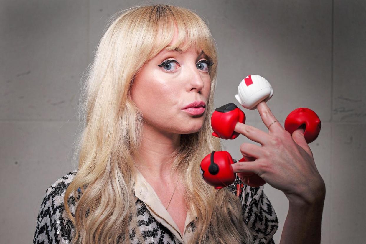 Red alert: Helen George supports our Comic Relief campaign: Matt Writtle