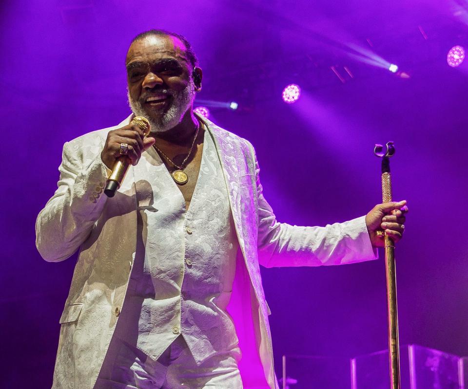 Ronald Isley of the Isley Brothers performs May 4 at the Louisville Urban League Derby Gala at the Norton Healthcare Sports & Learning Center.
