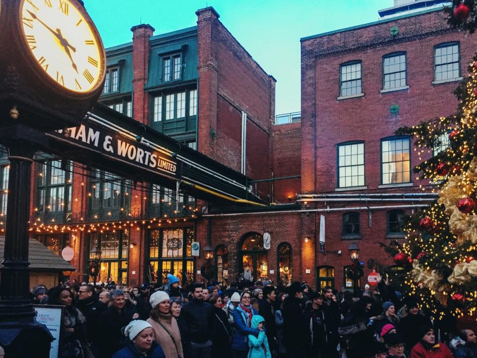 The Distillery Winter Village was formerly known as the Toronto Christmas Market (Getty Images)