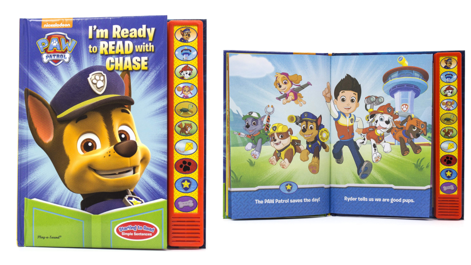 Best Paw Patrol toys: I’m Ready to Read with Chase Sound Book.