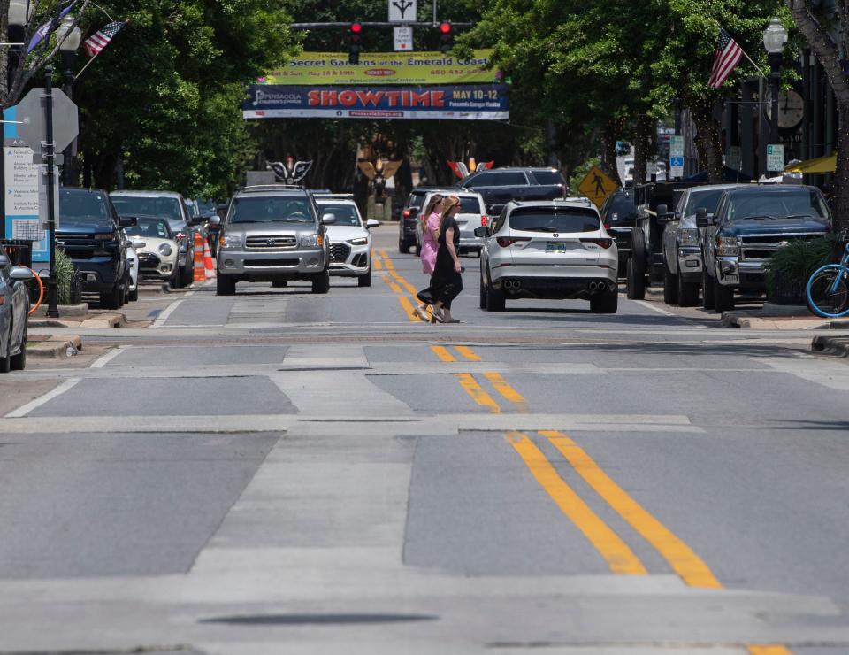 Pensacola officials are working on a plan to "reimagine Palafox Street" at the same time as Florida Power and Light pays for the repaving of the iconic city street.