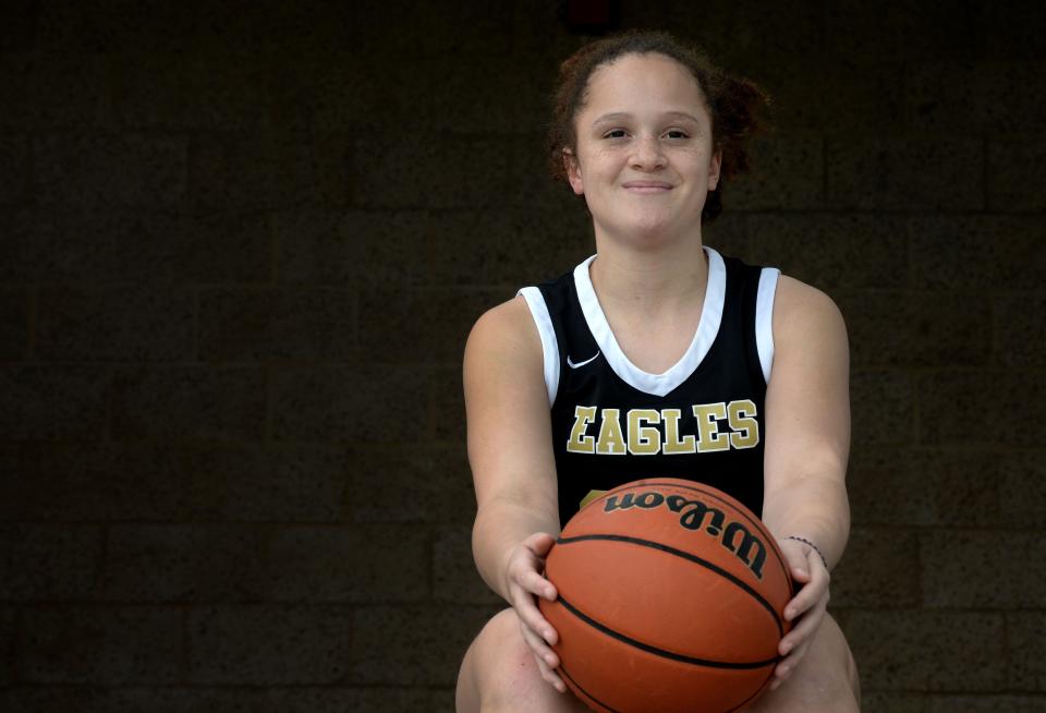 Delaney White averaged 17.5 points, 8.0 rebounds and 7.1 assists per game during her freshman season at Oak Park High.