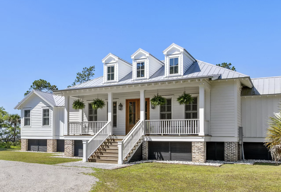 With more than 3,000 square feet, the house has five bedrooms.