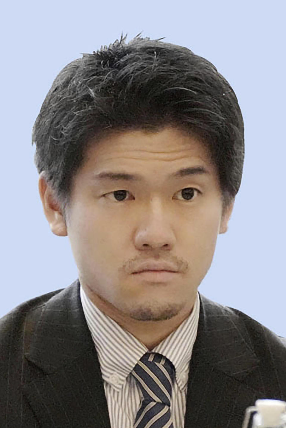 This photo shows Shotaro Kishida, a son of Japanese Prime Minister Fumio Kishida. Prime Minister Kishida said Monday, May 29, 2023 his son is resigning as his executive policy secretary to take responsibility for using the prime minister’s residence for a private party at which the merrymaking was exposed in magazine photos that triggered public outrage. (Kyodo News via AP)