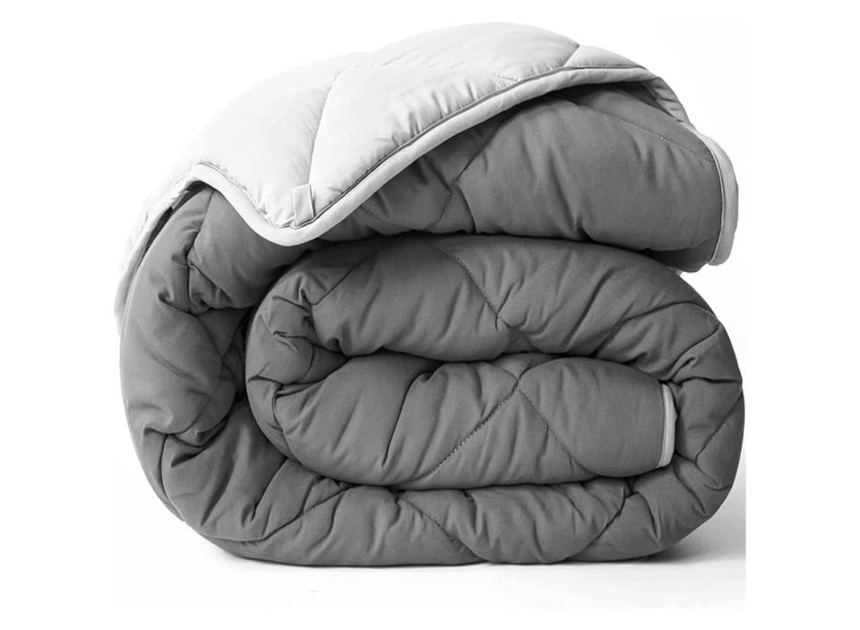 Snuggle up in this soft comforter when you're finally ready to catch some Zs. (Source: Amazon)