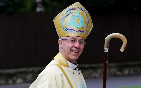 Justin Welby, who will officiate at the wedding of Prince Harry and Meghan Markle - Credit: PA