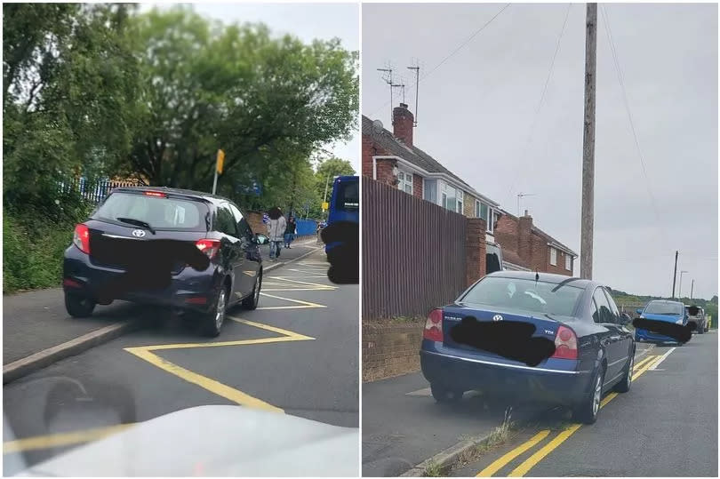 Drivers have been shamed over their parking