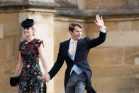 <p>The singer and his wife were definitely look of the chicest couples of the day. </p>