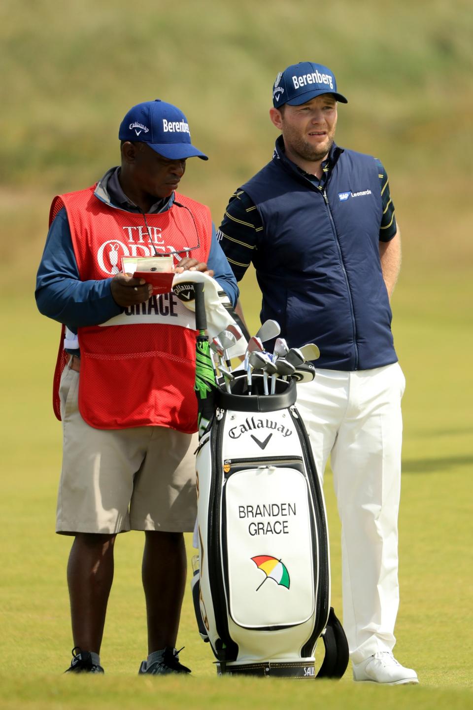 Grace's caddy Zak Rasego admitted they had no idea they could make history until the 62nd shot