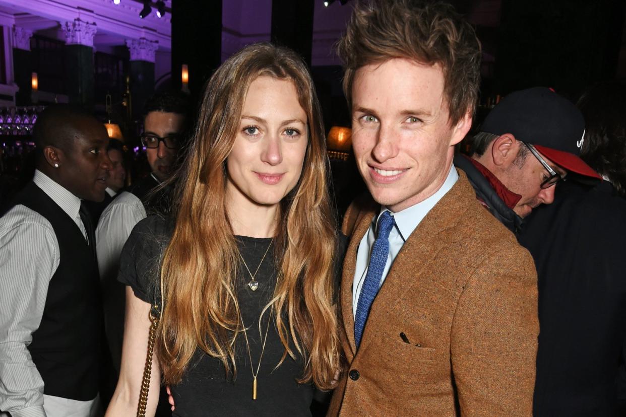 New parents: Hannah Bagshawe and Eddie Redmayne have announced the birth of their son: Dave Benett