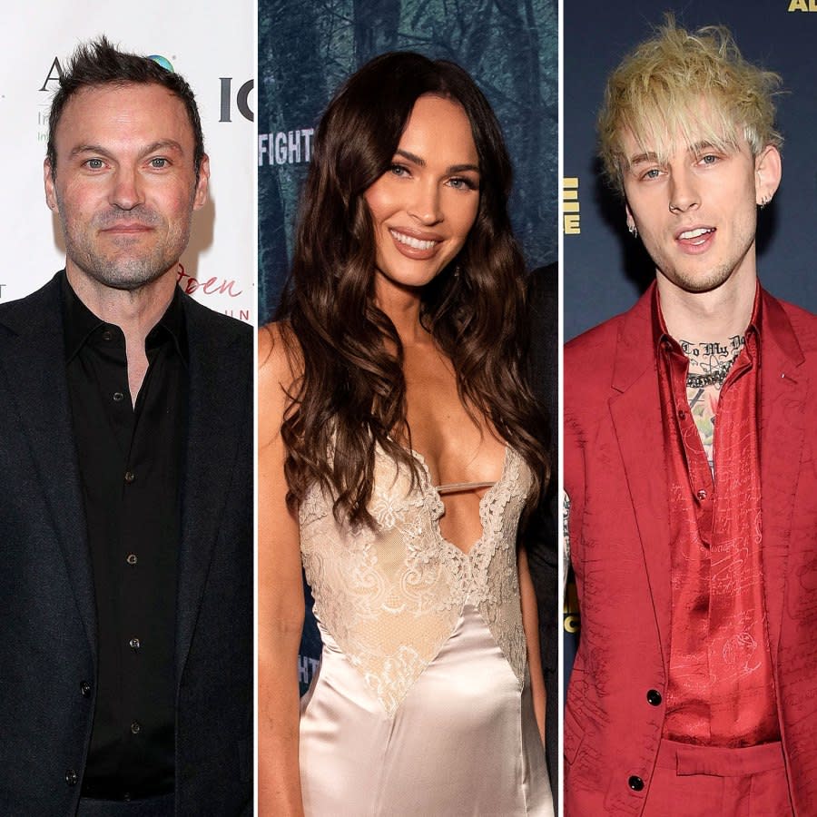 Brian Austin Green Megan Fox and Machine Gun Kelly Are Flaunting Their Romance