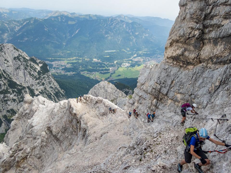 Alpspitz Ferrata, Bayern. - Copyright: picture alliance / Zoonar | Michael Pedrotti