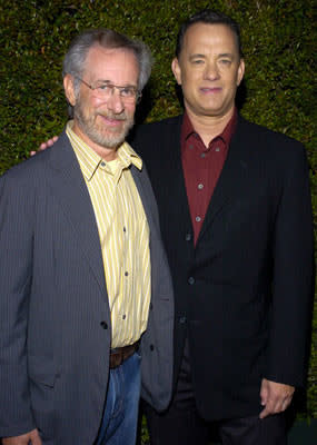 Steven Spielberg and Tom Hanks at the Beverly Hills premiere of DreamWorks' The Terminal