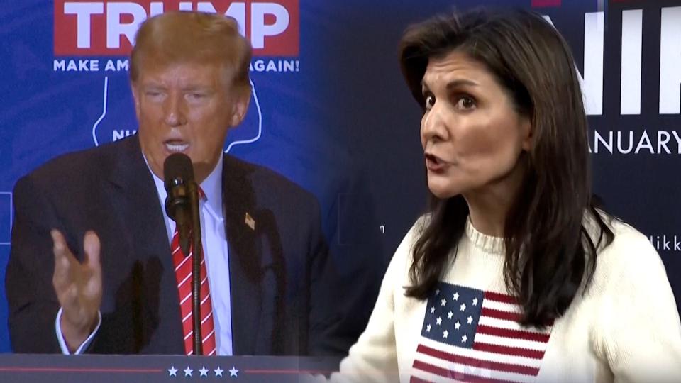 Nikki Haley questions Donald Trump's mental fitness on campaign trail