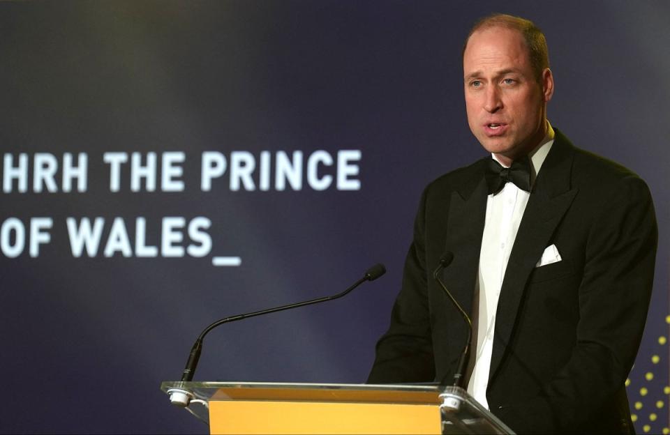 William speaking at the Diana Legacy Awards (POOL/AFP via Getty Images)