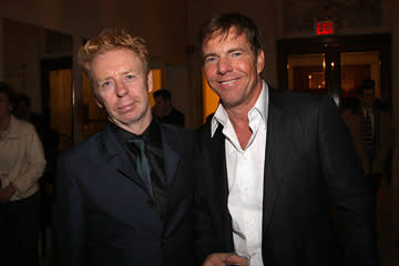 Director Pete Travis and Dennis Quaid at the New York City premiere of Columbia Pictures' Vantage Point