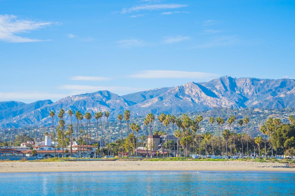 Mediterranean style of Santa Barbara, California