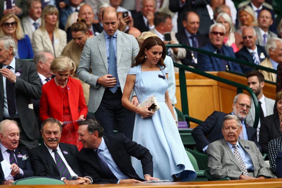 Wimbledon celebrities 2019