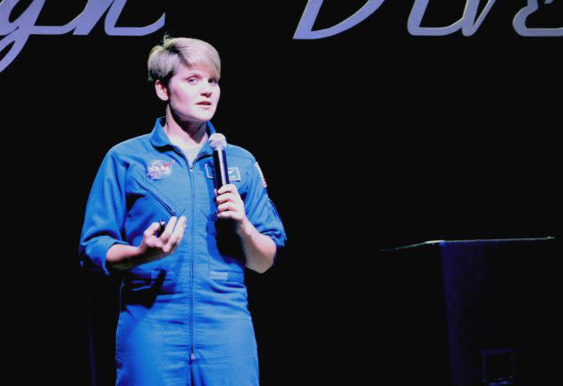 NASA astronaut Anne McClain at Nerd Night Seattle