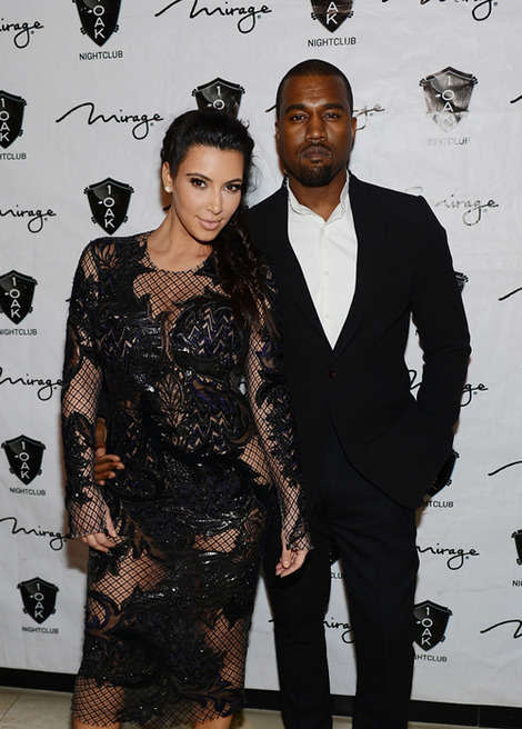 Kim Kardashian and Kanye West