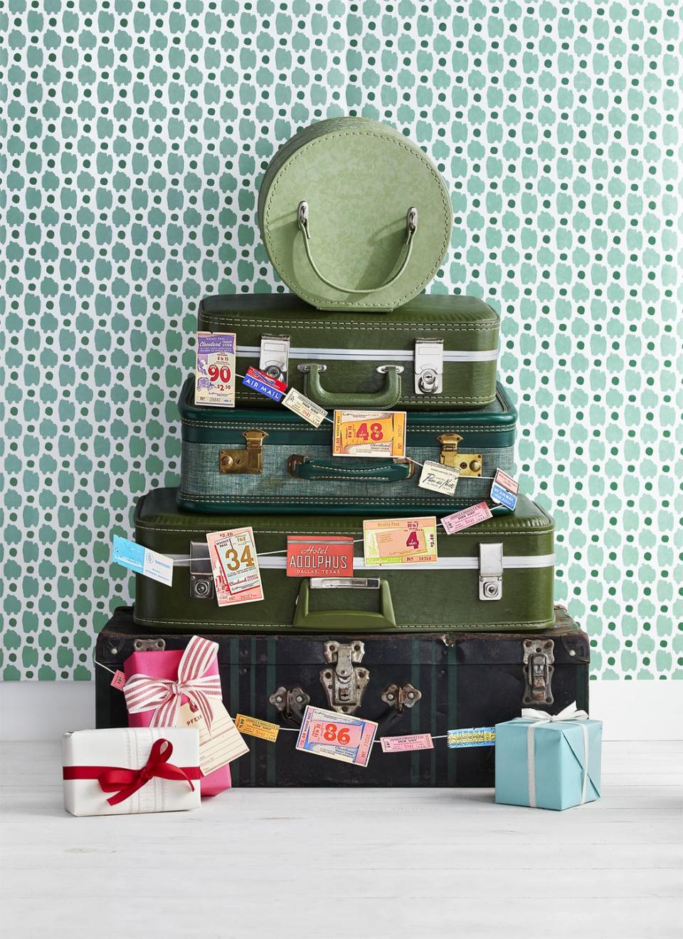 Suitcase Christmas Tree