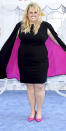 <b>REBEL WILSON</b> Capes are always a hot accessory, and Rebel's happens to be attached to her black mini. She finishes the look with hot-pink Aldo pumps that perfectly match the inside of her design.