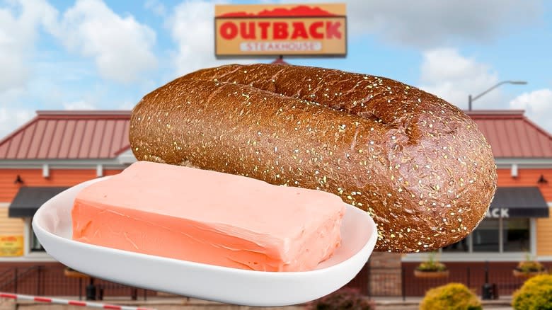 Outback bread with raspberry butter