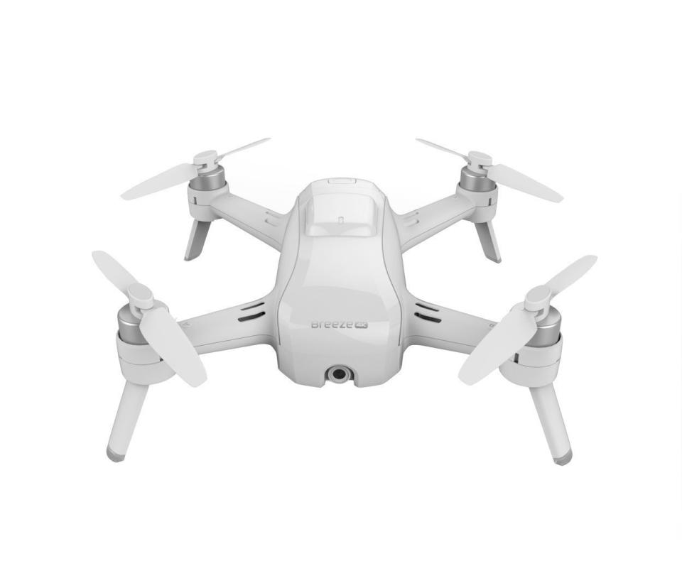 Made for new users, this pint-sized 4K video drone includes a selfie recording option, a great feature for solo travelers. <strong><a href="https://www.amazon.com/Yuneec-Breeze-Flying-Camera-Definition/dp/B01LANE77M?tag=thehuffingtop-20" target="_blank" rel="noopener noreferrer">Get it here﻿</a></strong>.