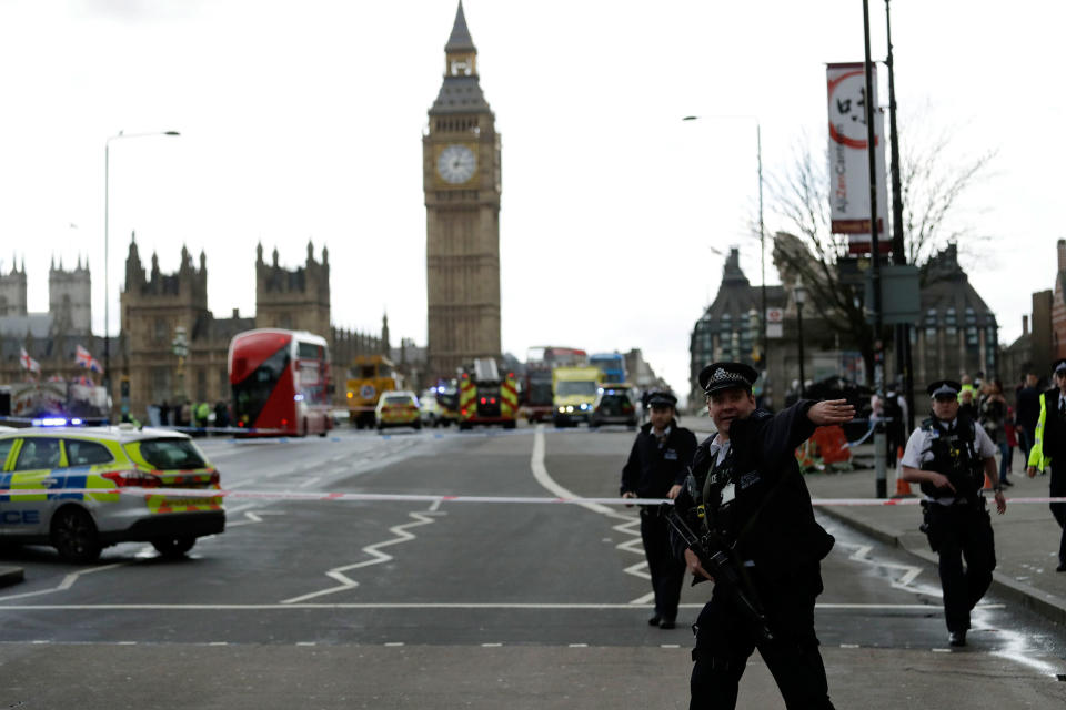 Attack outside the Houses of Parliament in the UK