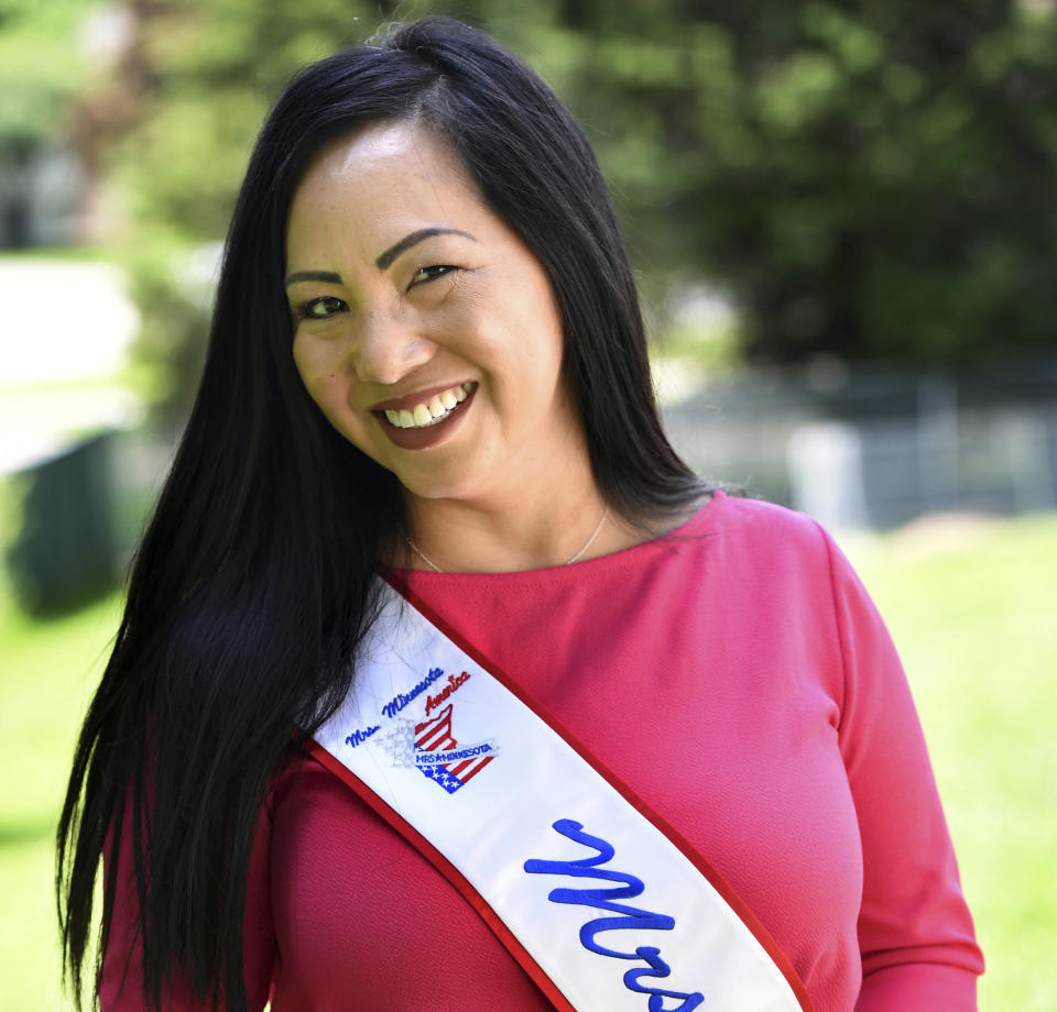 Kellie Chauvin in 2018 when she was vying for the title of Mrs. Minnesota America. (Jean Pieri / Pioneer Press via AP file)