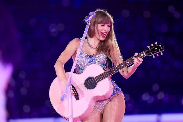 <p>Buda Mendes/TAS23/Getty</p> Taylor Swift in São Paulo, Brazil, on Nov. 24, 2023