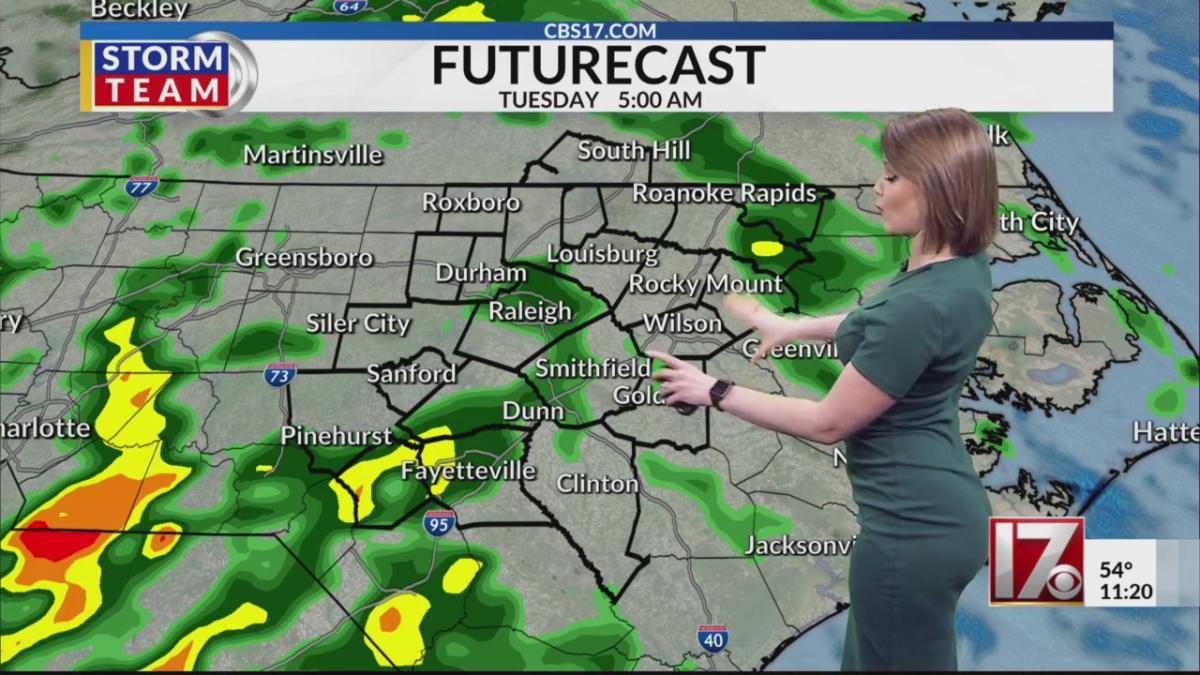 Rachel Duensing's Christmas Day weather forecast