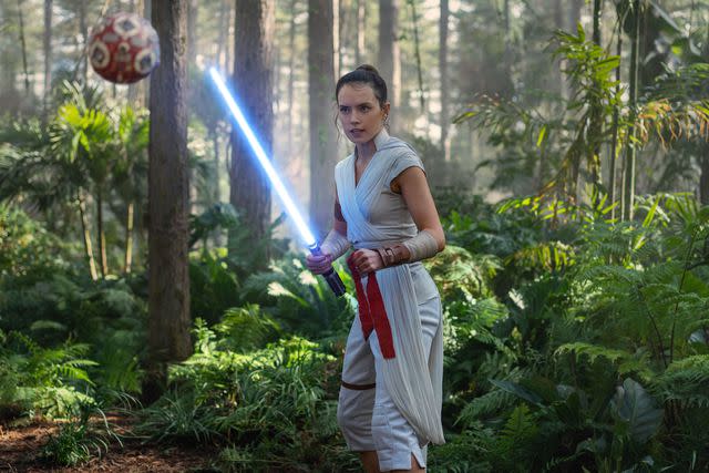 J Wilson/Lucasfilm/Disney/Kobal/Shutterstock Daisy Ridley in "Star Wars: The Rise of Skywalker"