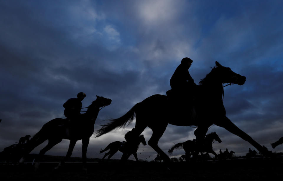 General view during the morning gallops at the&nbsp;Cheltenham Racecourse in Cheltenham, Britain, on March 13, 2019. (Photo: Paul Childs/Reuters)