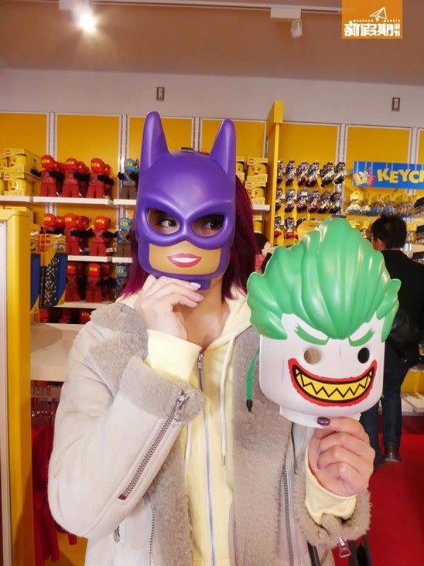 BAT GIRL同JOKER LEGO人面具