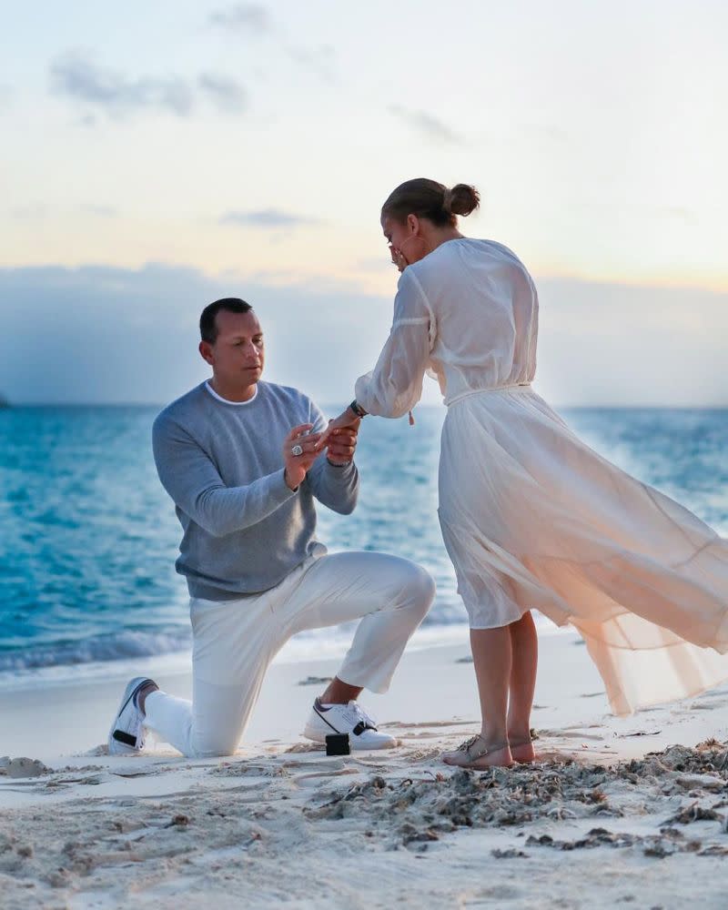 Alex Rodriguez and Jennifer Lopez