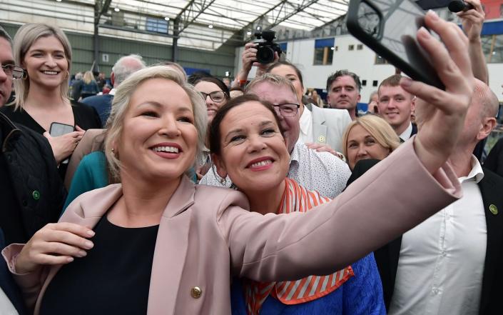 Michelle O&#x002019;Neill Mary Lou McDonald Sinn Fein DUP Stormont Northern Ireland Assembly election 2022 - Charles McQuillan/Getty Images