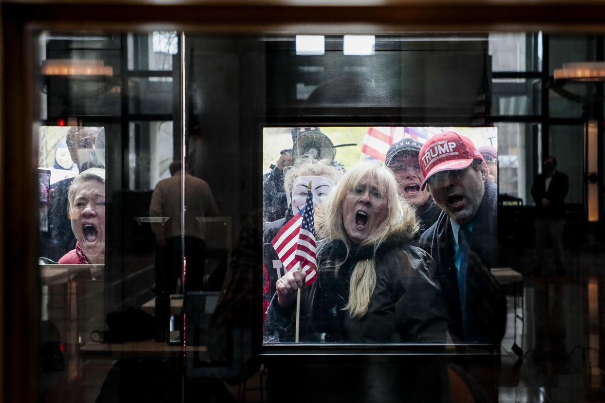 <span>Photograph: Joshua A Bickel/The Columbus Dispatch via AP</span>