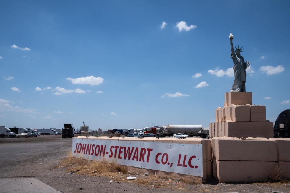 Johnson-Stewart Materials LLC at 1564 N. Alma School Road in Mesa on Aug. 9, 2023.