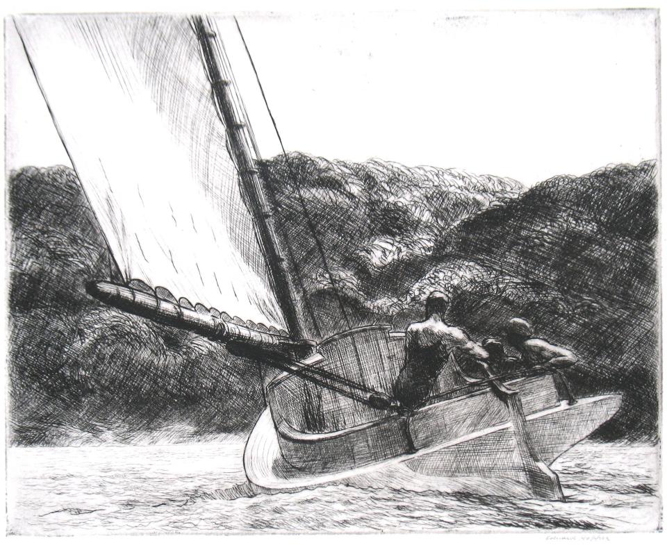 Edward Hopper's "The Cat Boat"