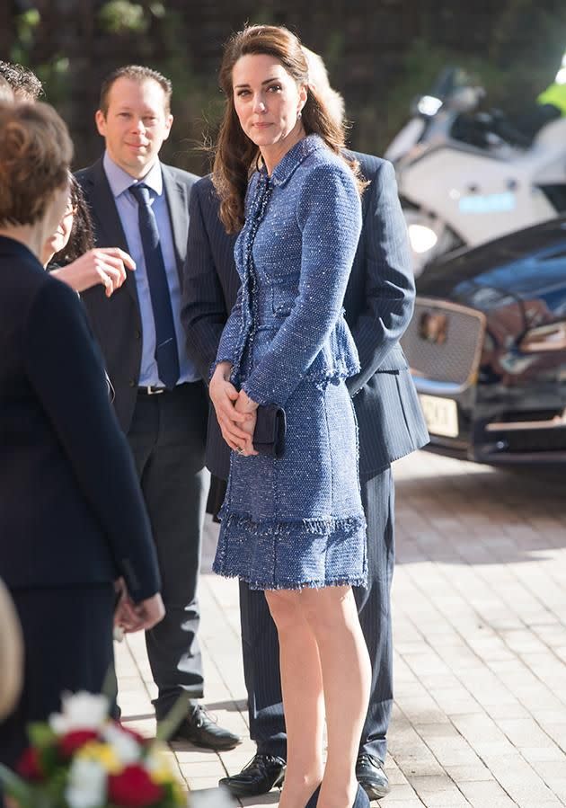 Kate is said to have also gone through princess training before her engagement to William was announced. Photo: Getty