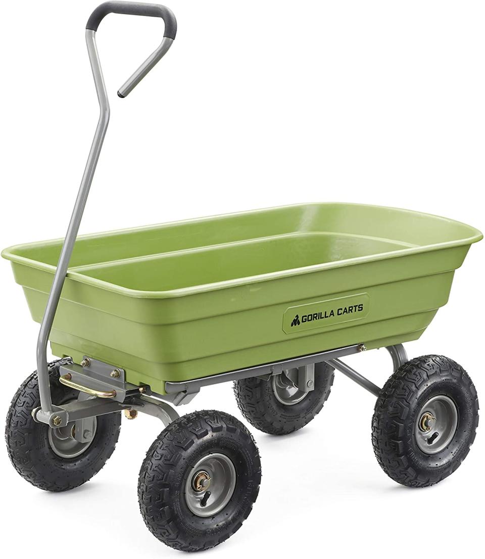 best gardening tools gorilla carts poly dump cart