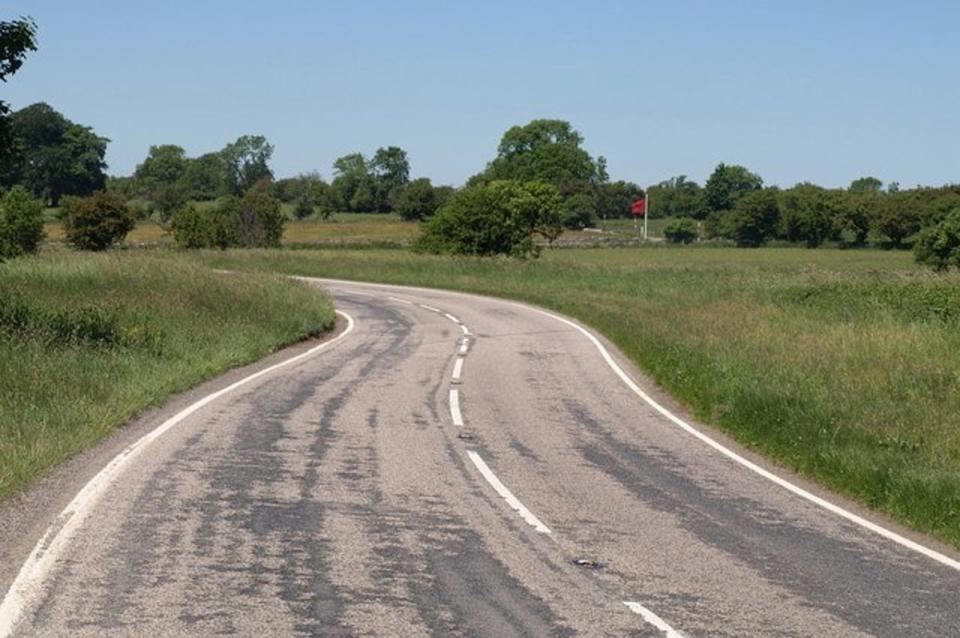 Plummers Lane, Priddy, where the motorcycle collision took place (file photo)  (Derek Harper/Geograph)