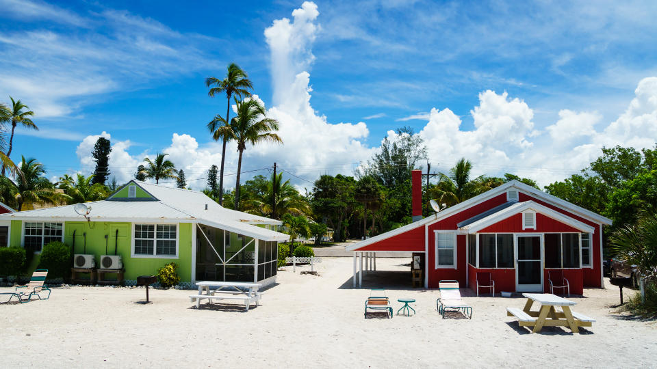 Beach Cottages at Captiva in the Summer - Image.