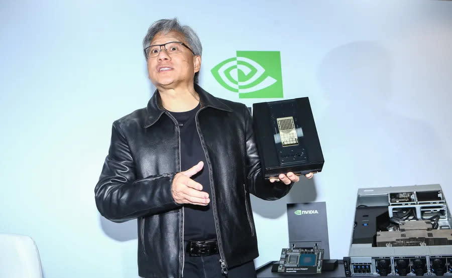 NVIDIA共同創辦人暨執行長黃仁勳 圖/蔡仁譯攝影